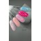 База камуфлююча Saga Professional Coctail Base 03 молочно-рожевий з пластівцями-конфетті, 13 мл. Photo 2